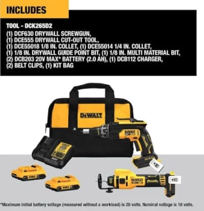 DEWALT Drywall Tool Kit Rental – Ottawa Projects – photo 2 in Ottawa