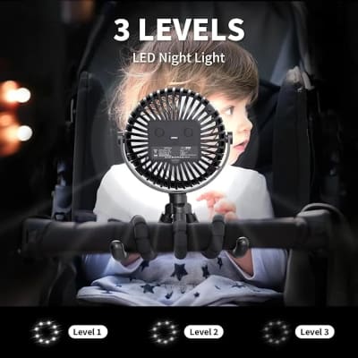 Portable Fan - clips on strollers, car seats, cribs – photo 3 in Orléans