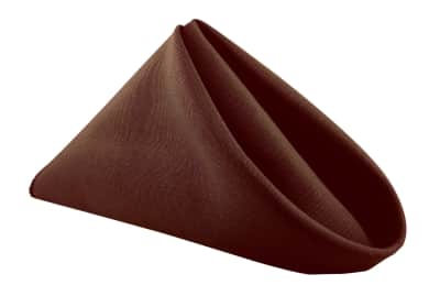 Chocolate Polyester Napkin for rent in Orléans