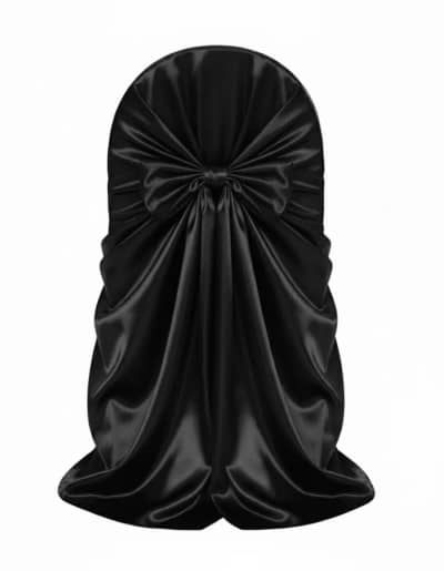 Black Chair Covers Universal Satin – photo 3 in Orléans