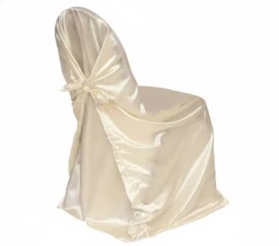 Ivory Chair Covers Universal Satin – photo 4 in Orléans