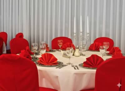 Red Chair Cover Universal Satin – photo 4 in Orléans