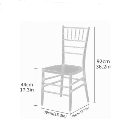 Chiavari Crystal Clear Chair – photo 2 in Arnprior