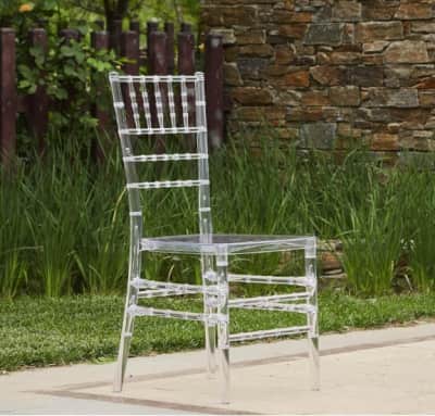 Chiavari Crystal Clear Chair for rent in Arnprior