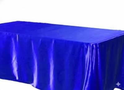 90 x 156 inch Rectangle Satin Tablecloth Royal Blue for rent in Arnprior