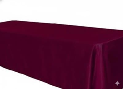 90 x 156 Rectangle Satin Tablecloth Eggplant for rent in Arnprior