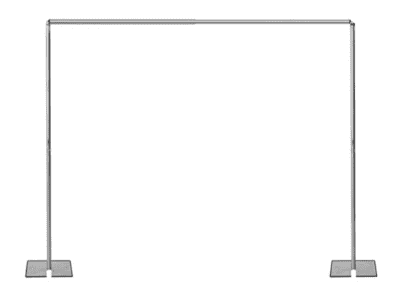 Pipe & Drape Frame -Tradeshow / Booth 8' High x 6-10' Wide for rent in Arnprior