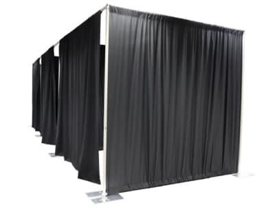Pipe & Drape Frame -Tradeshow / Booth 8' High x 6-10' Wide – photo 3 in Arnprior