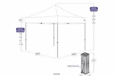 10 ft x 10 ft - Recreational / Pop Up / Canopy Tent – photo 4 in Arnprior