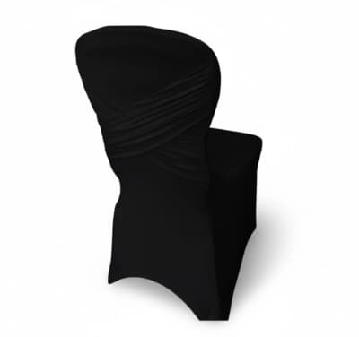 Black Spandex Chair Cover - Madrid for rent in Arnprior