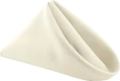 Ivory Polyester Napkin 20 x 20 for rent in Arnprior