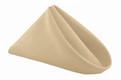 Champagne Polyester Napkin 20 x 20 for rent in Arnprior