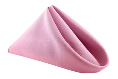 Pink Polyester Napkin 20 x 20 for rent in Arnprior