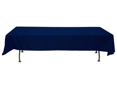 Tablecloth Navy Blue Polyester 53 x 120 inch Rectangle for rent in Kanata