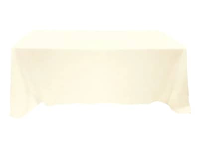 Tablecloth Ivory Polyester 90 x 156 inch Rectangle for rent in Kanata