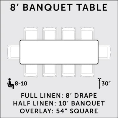 8ft Rectangle Folding Table Rental in Stone-Mountain – photo 2 in Stone-Mountain