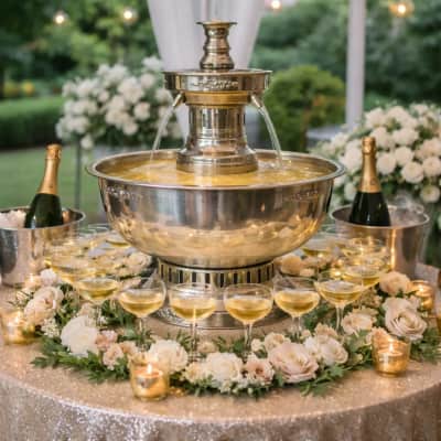 Champagne Fountain - 5 gallon for rent in Kanata