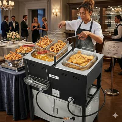 Commercial Double Basket Deep Fryer Rental for rent in Kanata