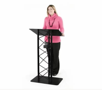 Black Steel Podium Lectern – photo 3 in Kanata