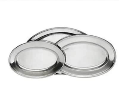 Stainless Steel 16 inch Tray / Platter Oval for rent in Kanata
