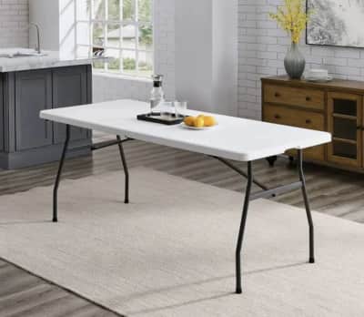 6 Ft White Folding Table Rental in Soso – photo 2 in Soso