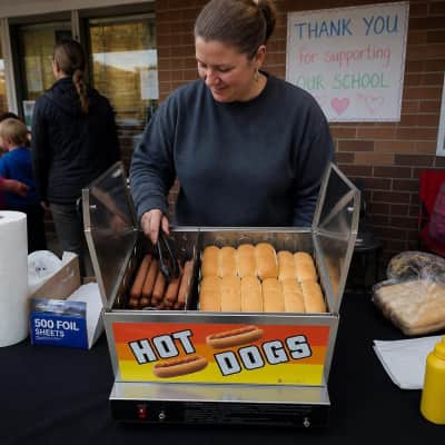 Hot Dog Steamer for Events  thumbnail Party-Event 1/2