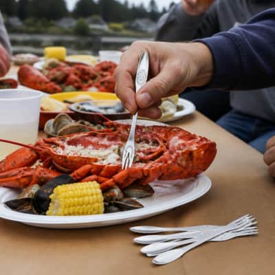 Shrimp / Seafood Fork thumbnail Party-Event 1/2
