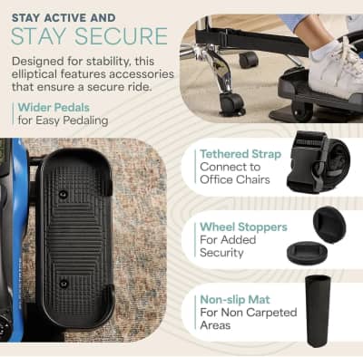 Foot Pedal Exerciser Under Desk Workout Bike – photo 5 in Kemptville