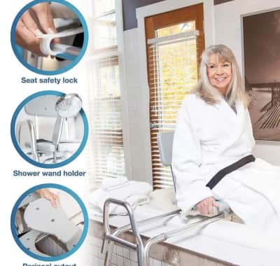 Heavy-Duty Sliding Transfer Bench Shower Chair – photo 6 in Kemptville