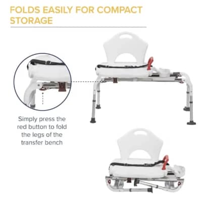 Medical Folding Universal Sliding Transfer Bench – photo 4 in Kemptville