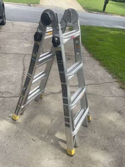 Gorilla Multi-Position Aluminum Ladder for rent in Simpsonville