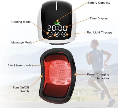 Heated Infrared Vibration Knee Massager – photo 3 in Orléans