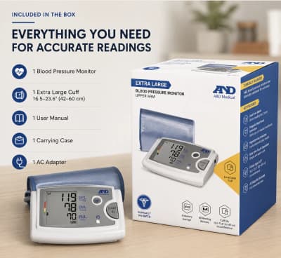 LifeSource Blood Pressure Monitor Extra Large Cuff – photo 2 in Orléans