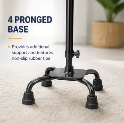 Adjustable Quad Walking Cane Mobility Aid – photo 2 in Arnprior