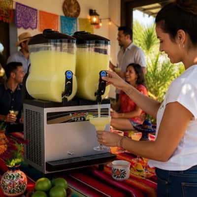 Slushy / Margarita Machine - Two 15 Litre Tanks thumbnail Party-Event 1/3