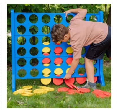 Giant Connect Four Outdoor Yard Game – photo 3