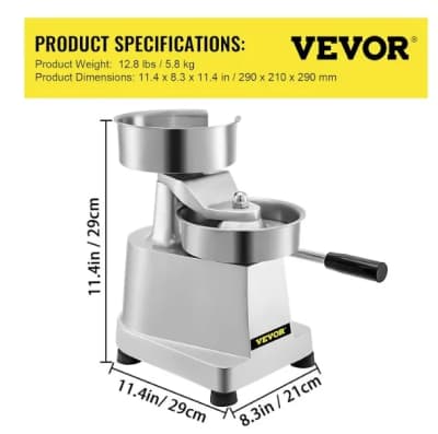 Commercial Hamburger Patty Maker – photo 2 in Kanata