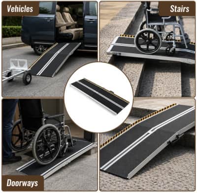 8’ Portable Aluminum Wheelchair Ramp – photo 3 in Kanata