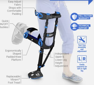 iWALK Hands Free Knee Crutch Mobility Aid – photo 3 in Kanata