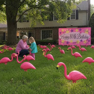 Flamingo Lawn Ornaments thumbnail Party-Event 1/4