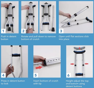 Foldable Crutches – photo 3 in Ottawa