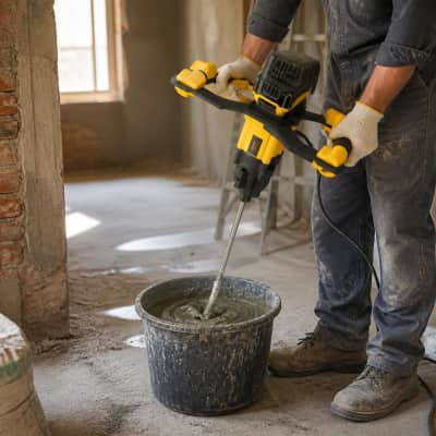 Cordless Electric Concrete Mixer thumbnail Equipment-Tools 1/6