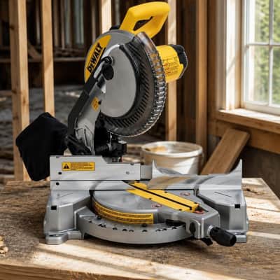 DEWALT 10-Inch Compound Miter Saw thumbnail Equipment-Tools 1/3