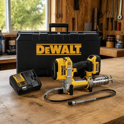 DEWALT 20V Cordless Grease Gun Kit thumbnail Equipment-Tools 1/4