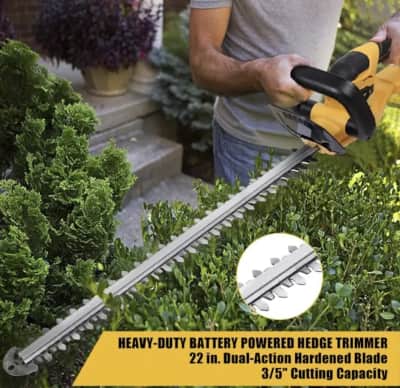 Mellif Cordless Hedge Trimmer DeWalt Compatible – photo 4 in Orléans