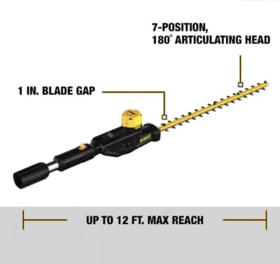 DeWalt 12 ft Cordless Pole Hedge Trimmer – photo 3 in Orléans