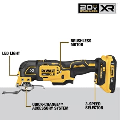 DeWalt 20V XR Oscillating Multi-Tool Kit – photo 3 in Orléans