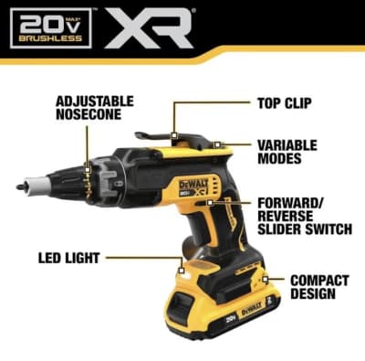 DeWalt 20V Drywall Screwgun Cut-Out Tool Kit – photo 3 in Orléans