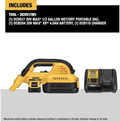 DEWALT 20V Cordless Wet Dry Vacuum Kit – photo 2 in Orléans