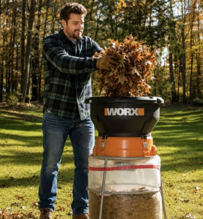 Electric Leaf Mulcher Shredder for rent in Orléans